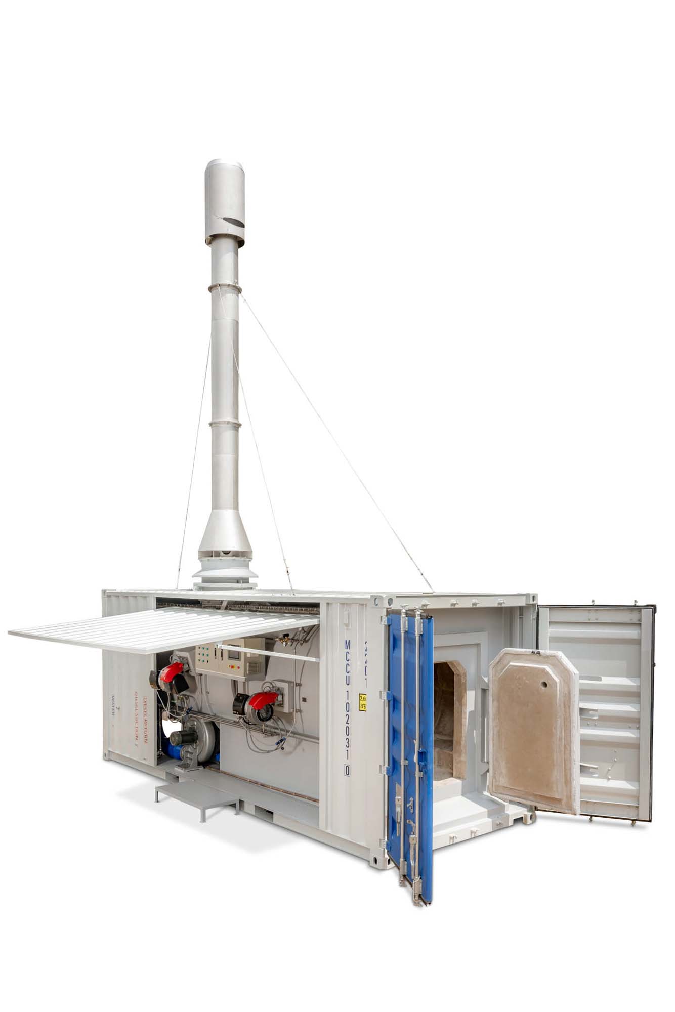 Burner Container Unit